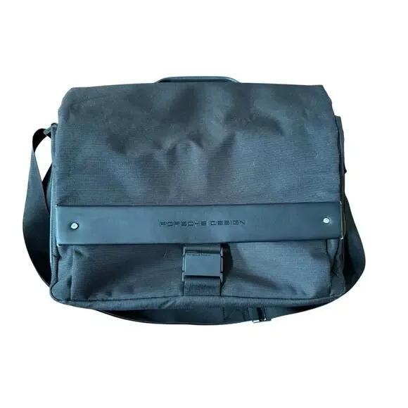 Porsche‎ Design P'2000 Laptop Briefcase Bag Messenger Business Case Black READ