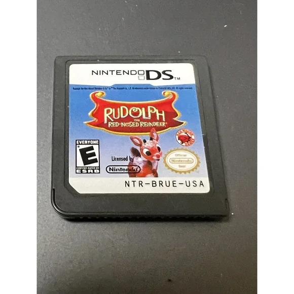 Rudolph the Red-Nosed Reindeer Nintendo‎ DS Game Cartridge NTR-BRUE-USA