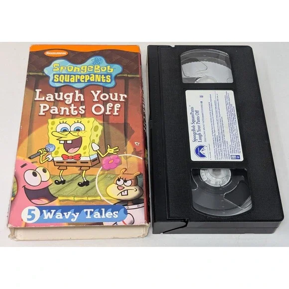 Spongebob Squarepants Laugh Your Pants Off‎ VHS 2003 Nickelodeon Cartoons Kids