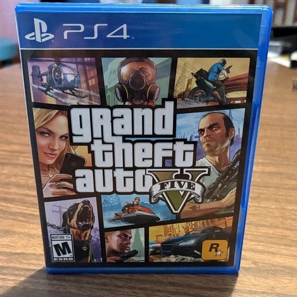 PS4 Grand Theft Auto V 5 Video Game