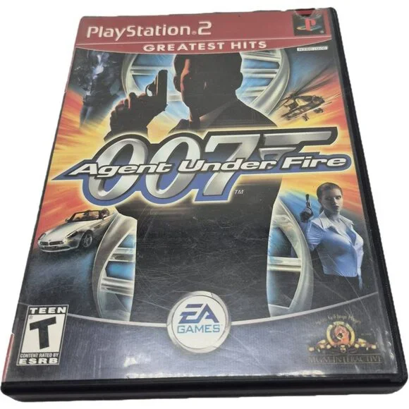 PS2 James Bond 007 Agent Under Fire PlayStation 2 PS2 Greatest Hits Complete