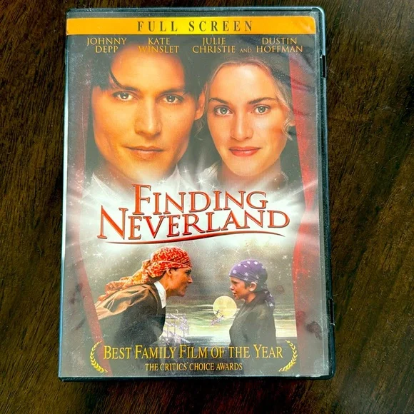 DVD movie rated PG finding Neverland best family film of the year critics choice