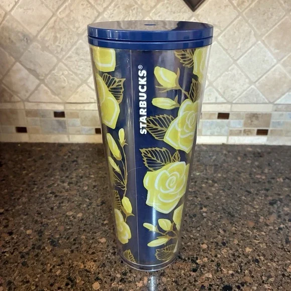 Starbucks Texas Yellow Rose Tumbler 24oz 2019 Limited Edition No Straw Cup