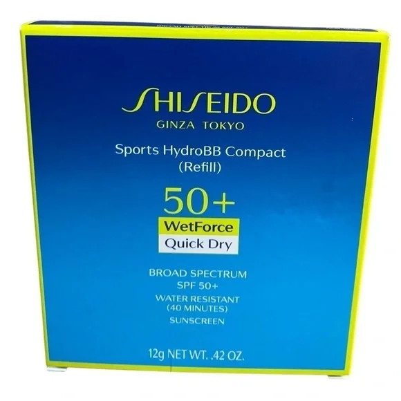 Shiseido HydroBB Compact for Sports Refill SPF50+ Water Resistant Sunscreen Dark