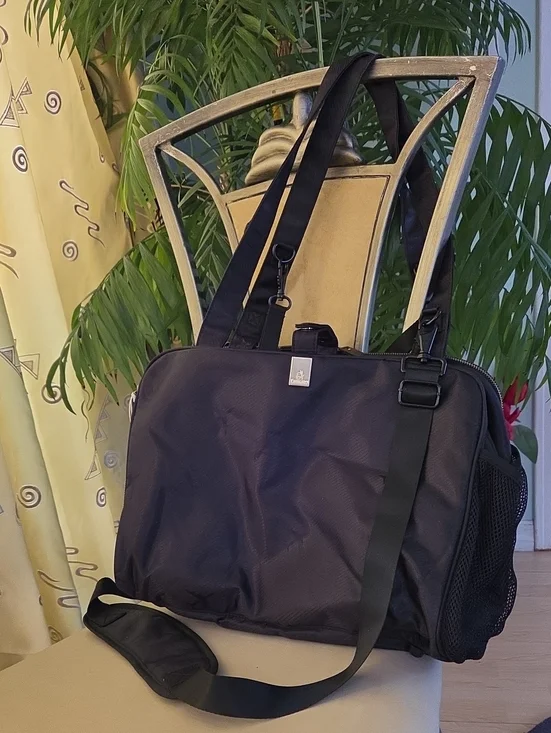 Men's Black Laptop Shoulder Bag with Adjustable Strap ❤️