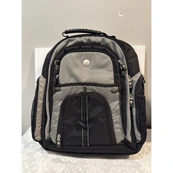 Dell Pro 15 Laptop Backpack Black Gray Computer Bag Travel School Hiking