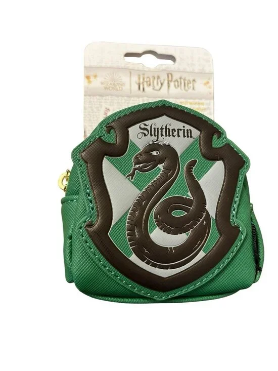 Loungefly Harry Potter Slytherin Pet Treat Bag Zips Bag Clip NWT