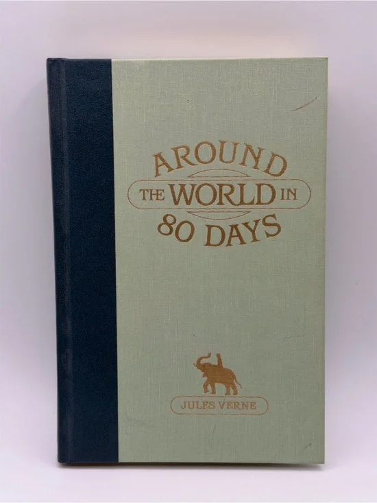 Around The World In 80 Days by Jules Verne Hardcover Book 1988 Reader's Digest