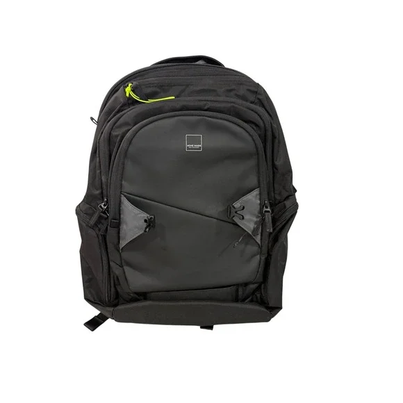 Acme Made San Francisco Laptop Backpack Black Charcoal Neon Accents Padded Bag