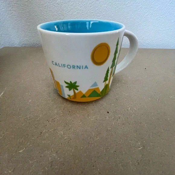 Starbucks Coffee California Mug You Are Here Collection Ceramic 14oz