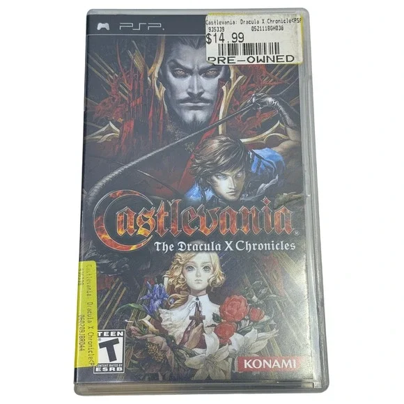 Castlevania The Dracula X Chronicles Sony PSP Konami Greatest Hits Black Label