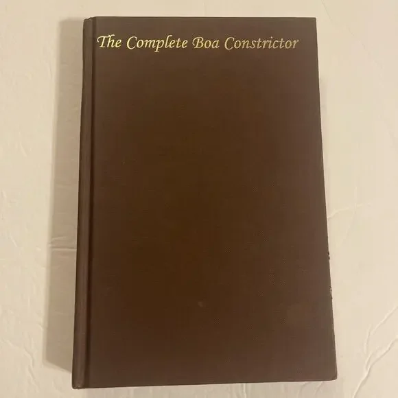 Complete Boa Constrictor: A Comprehensive Guide to the Care, Breeding 2007 HC
