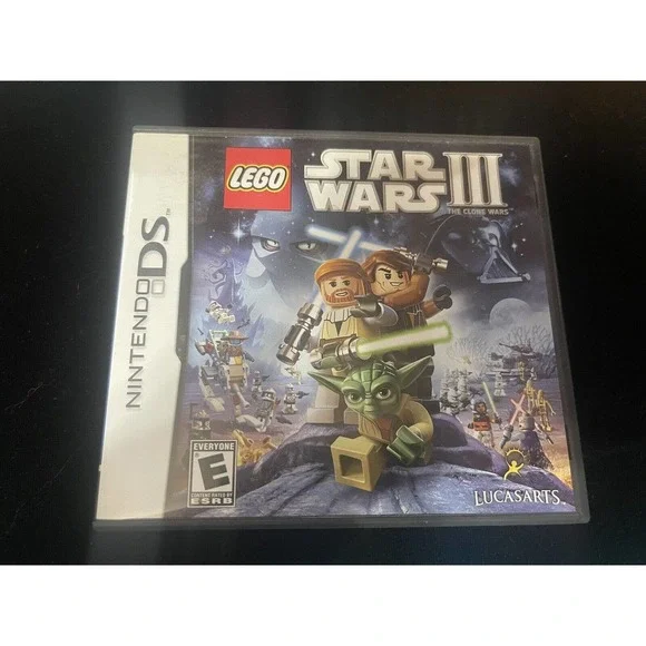 Lego Star Wars III: The Clone Wars - Nintendo DS With Manual‎ Tested