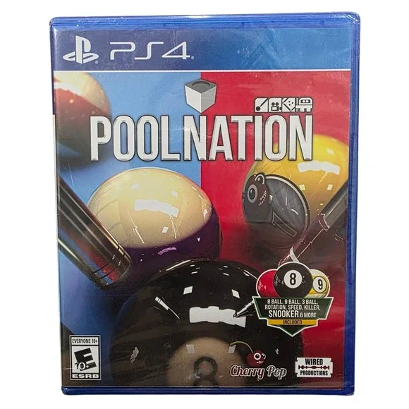 Pool Nation PS4 Video Game 2019 Billiards Wired Productions