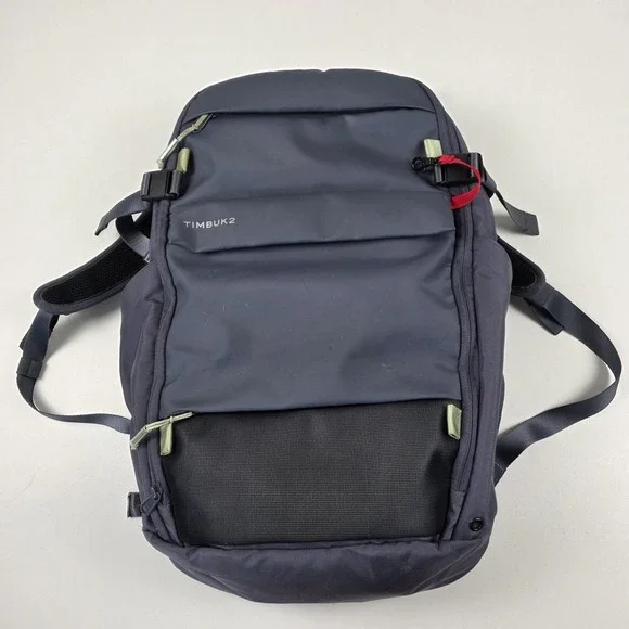 Timbuk2 Backpack Gray 21 Inch Laptop Bag Travel Daypack Men Nylon Commuter