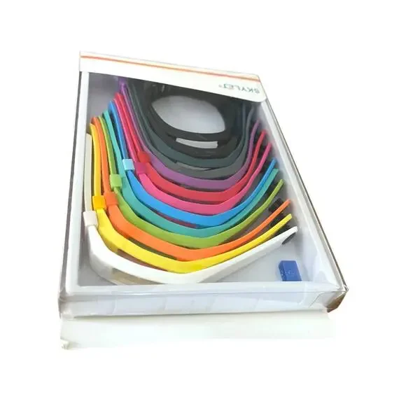 Skylet Pack of 13 Fitbit Replacement Wrist Bands Rainbow Assorted New