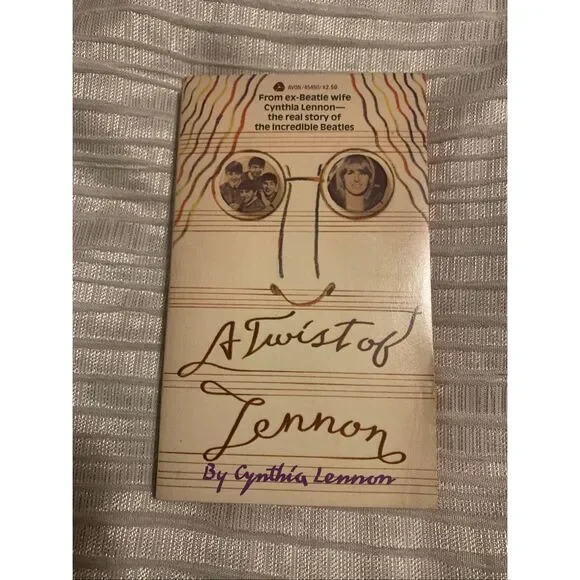 A Twist of Lennon by Cynthia Lennon (1980, Paperback) BEATLES JOHN LENNON VG+