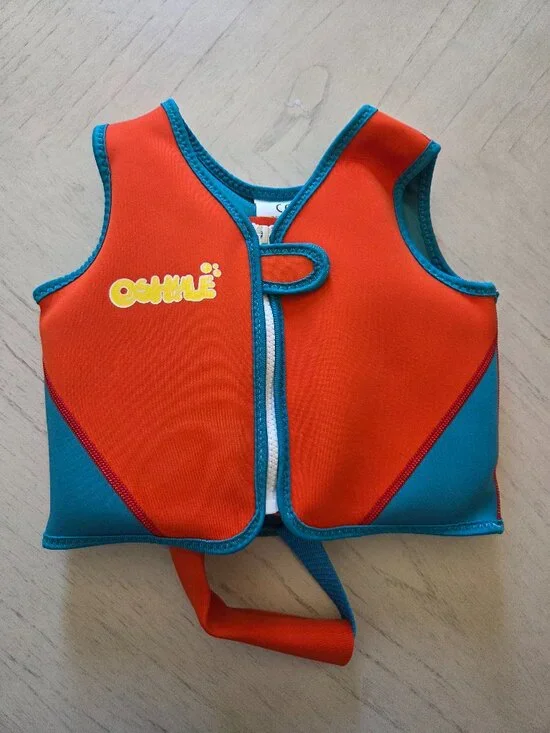 OSHYLE Kids Swim Vest with Crotch Strap - Neoprene Swim Trainer Vest for Toddler
