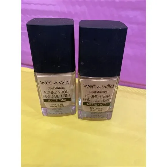 2-Wet n‎ Wild Photo Focus Foundation, Soft Ivory, 362C