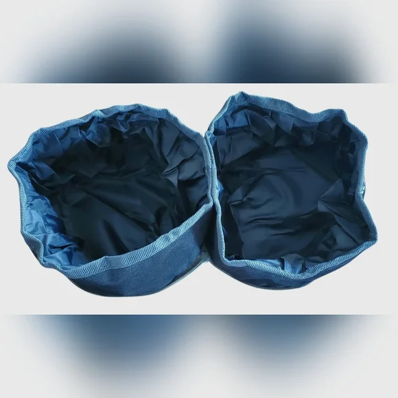 Hyper Pet Collapsible Travel Waterproof Bowls Zip Up‎ Portable Black