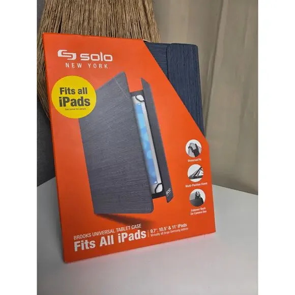 Solo New York Brooks Universal Tablet Case‎ Fits all iPads 9.7