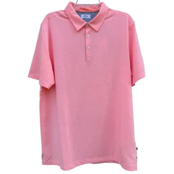 Adidas Adipure Golf Polo Shirt Pink Medium NWT