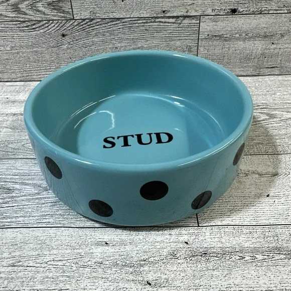 TOP PAW Ceramic Pet Food Or Water Dish 5.25x1.75