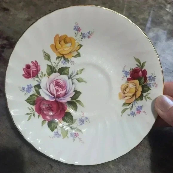 Staffordshire Lady Elizabeth Tea Cup Saucer