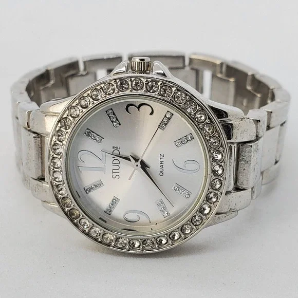 Women's Watch 32MM Crystal Bezel Gray‎ Dial Gray Bracelet 7