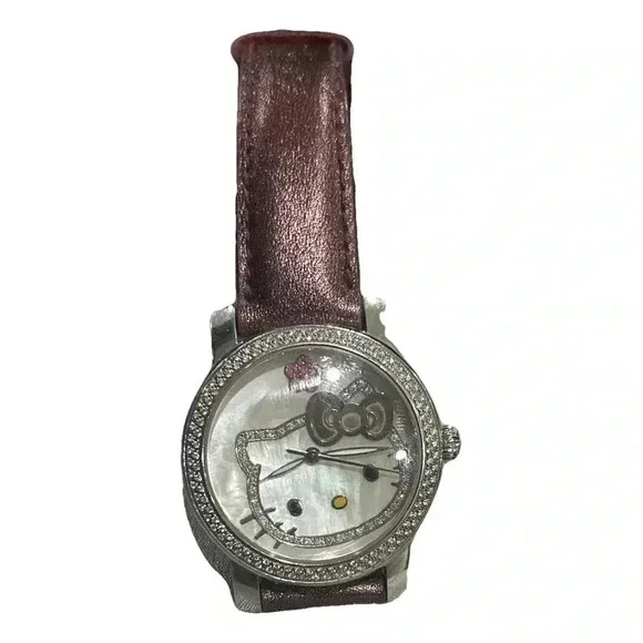 RARE - Kimora Lee Simmons Diamond Hello Kitty Watch - RARE