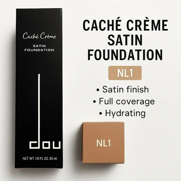 Douce Caché Crème Satin Foundation - Shade NL1 (30ml / 1.01 fl oz)