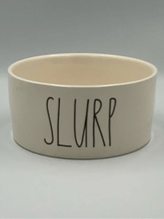 Rae Dunn “SLURP” Ceramic Pet Bowl
