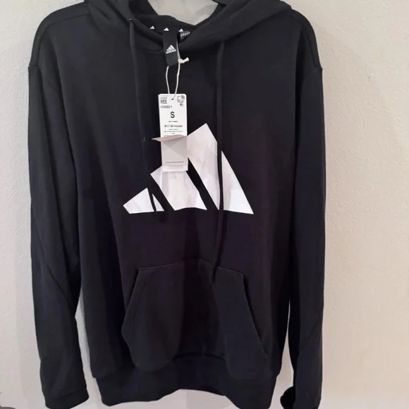 Adidas‎ Men's Black and White Logo Hoodie