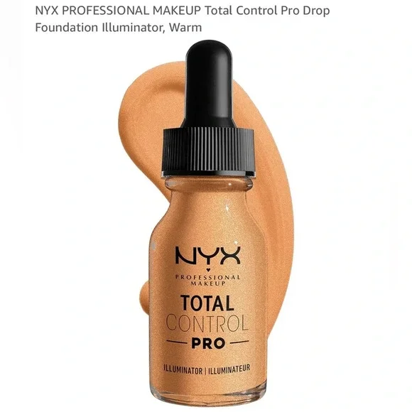 NYX PROFESSIONAL MAKEUP Total Control Pro Drop Foundation Illuminator, Warm