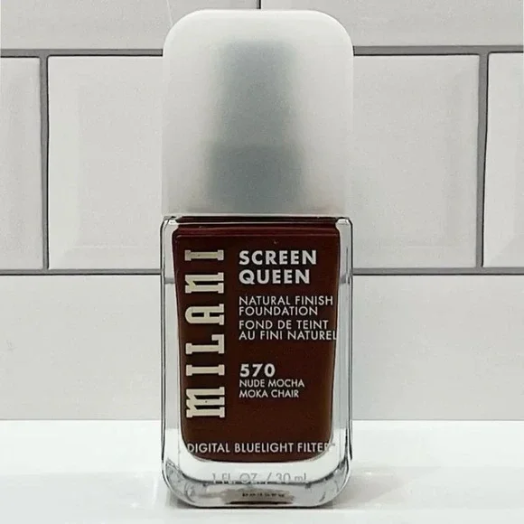 Milani Cosmetics 570 Nude Mocha Screen Queen Foundation