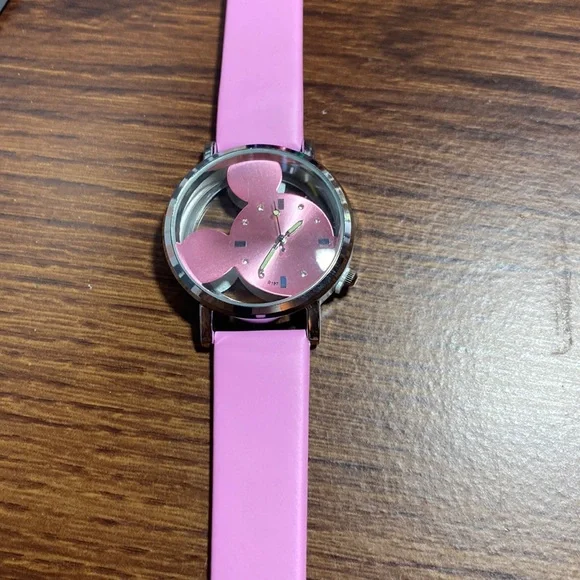Pink Mickey Mouse Watch.