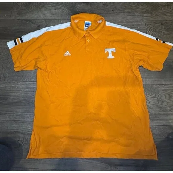 Tennessee Vols Orange Polo Vintage Adidas sz Large