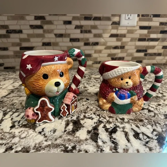 Christmas Bear Coffee Mug Bundle