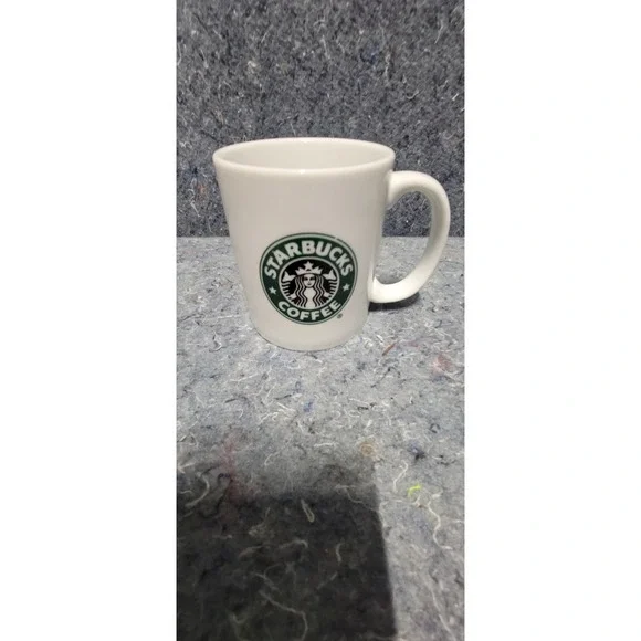 Vintage 2006 Starbucks‎ White w/Logo Ceramic 16oz Gift Pack Edition