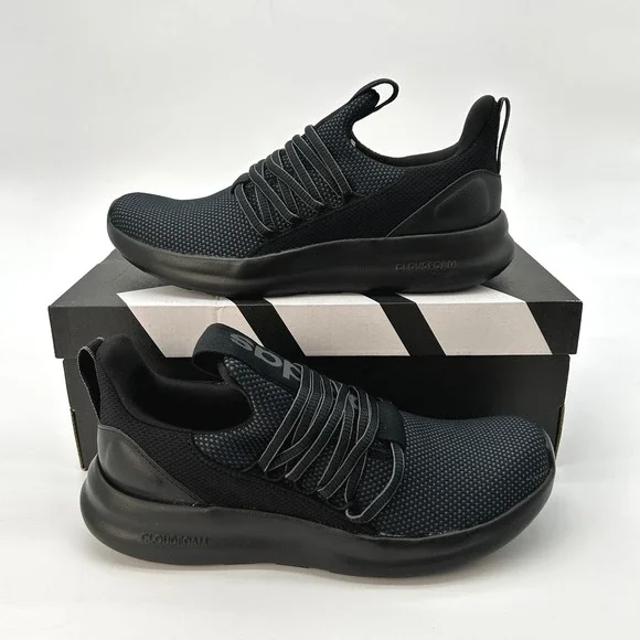 adidas Lite Racer Adapt 7.0 Mens Casual Sneakers Size 6.5‎ Black Gray NEW IE6327