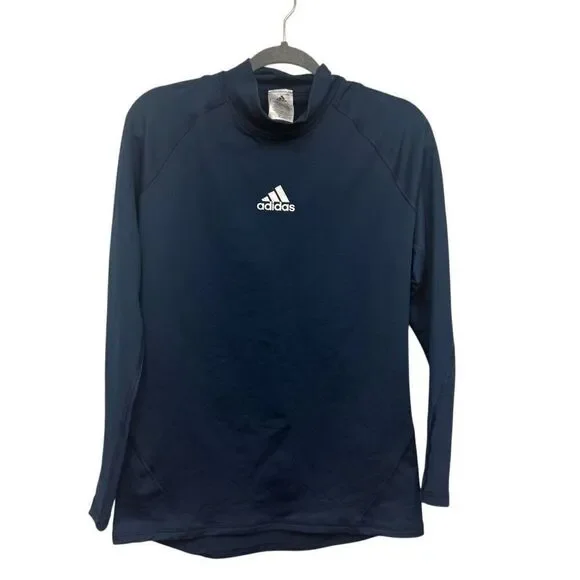 Adidas blue long sleeve shirt size large