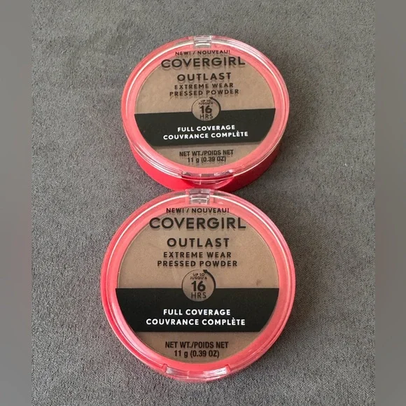Covergirl Outlast Extreme Wear Pressed Powder 2 Pack #880 Cappuccino NWT