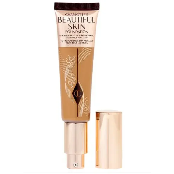 Charlotte Tilbury Beautiful Skin Medium Coverage Liquid Foundation #10 Warm NEW