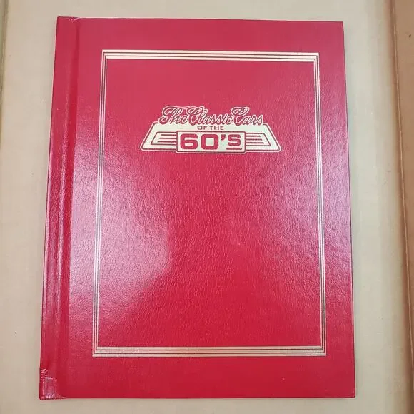 The Classic Cars of the 60s-Franklin Mint Book Hardcover 1990 Acceptable