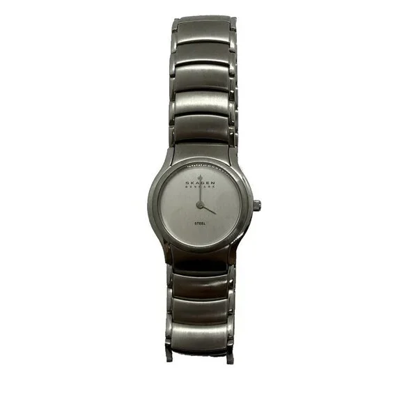 Skagen Denmark Steel Women's Silver Tone Watch 256SSXC All Stainless Steel Slim