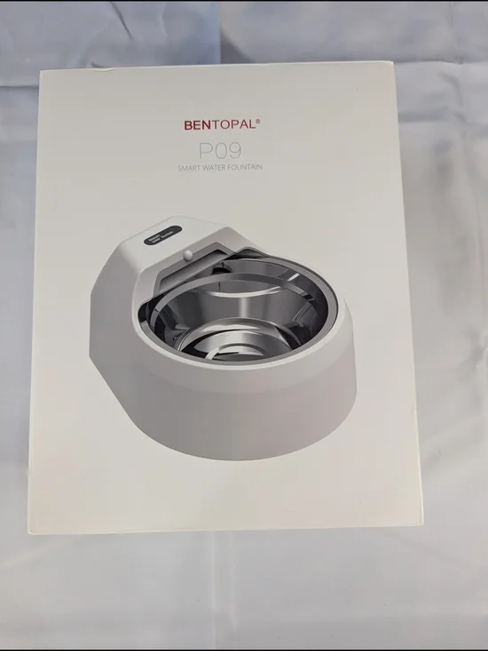 P09 White Smart Dog Water Fountain