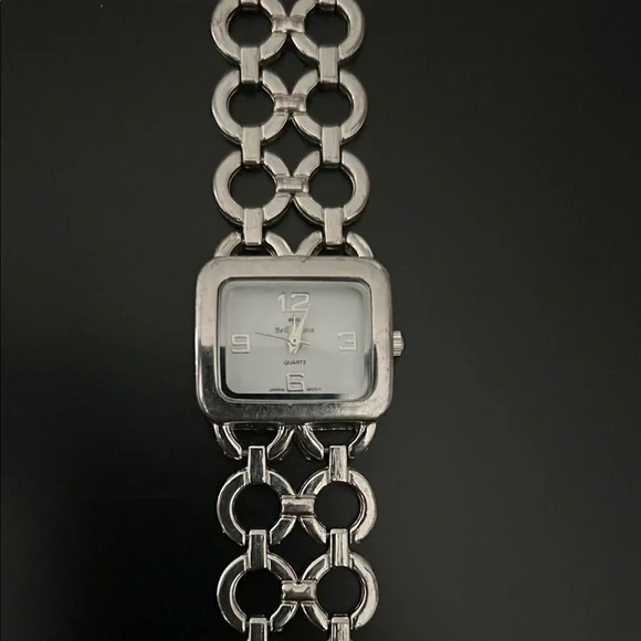 Bell & Ross “Tank”Silver Chain Link Watch