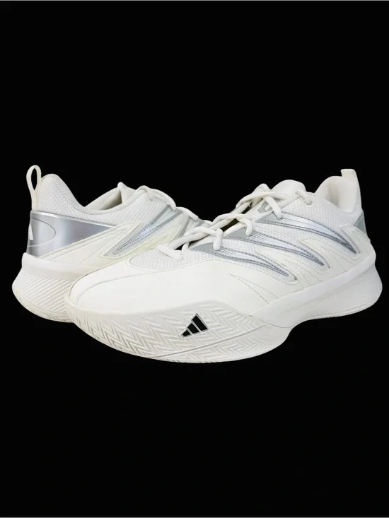 Adidas Unisex-Adult Dame Certified 3 Basketball White/Silver Shoes Mens Size 10