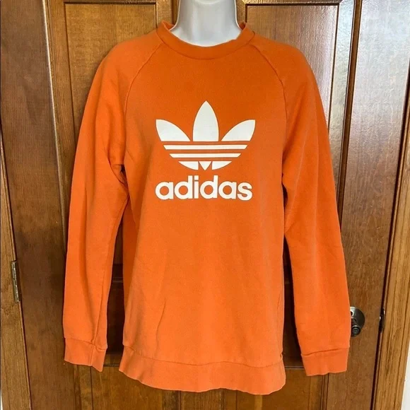 ADIDAS Trefoil Warm Up Crew Neck Sweatshirt Men’s Size Small