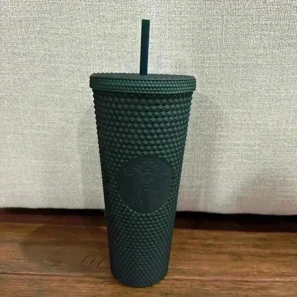 Starbucks Hunter Green Matte Studded Soft Tumbler venti size (24oz)